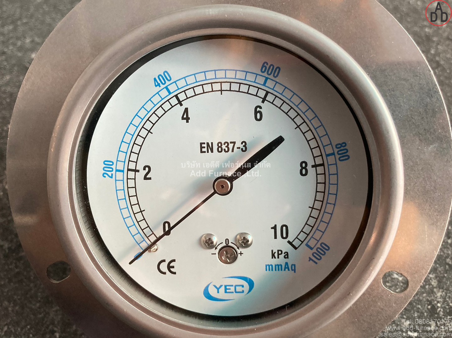 YEC Pressure Gauge 0-10kPa(5)